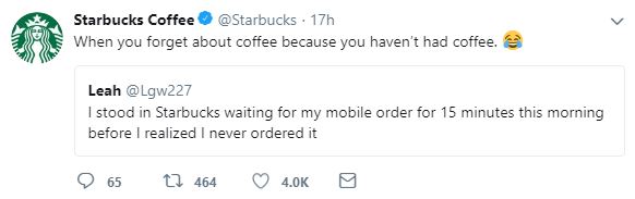 Starbucks twitter